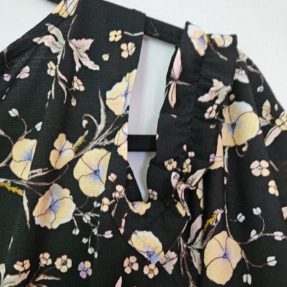 LC Lauren Conrad Women’s Ruffle Cold-Shoulder Top  XL - Picture 5 of 8